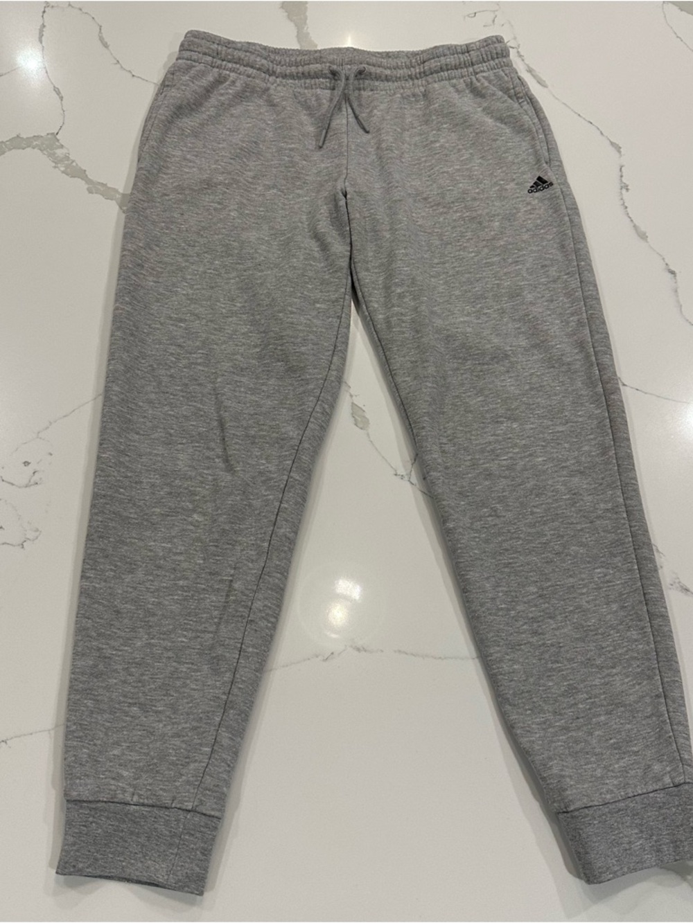 Adidas Golf Gray Joggers Womens M Sweatpants Tapered Leg Athletic Athleisure
